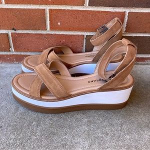 Lucky Brand Tarhi Platform Wedge Sandal Womens Size 9.5